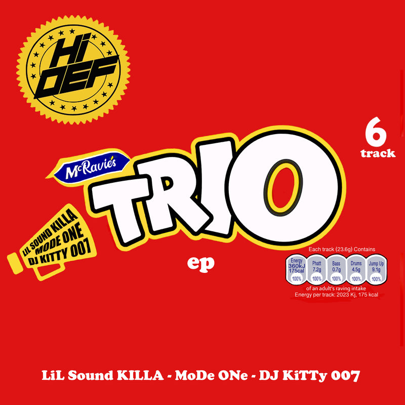 HDD 041 - Trio EP - Lil' Sound Killa - Mode One - DJ Kitty 007