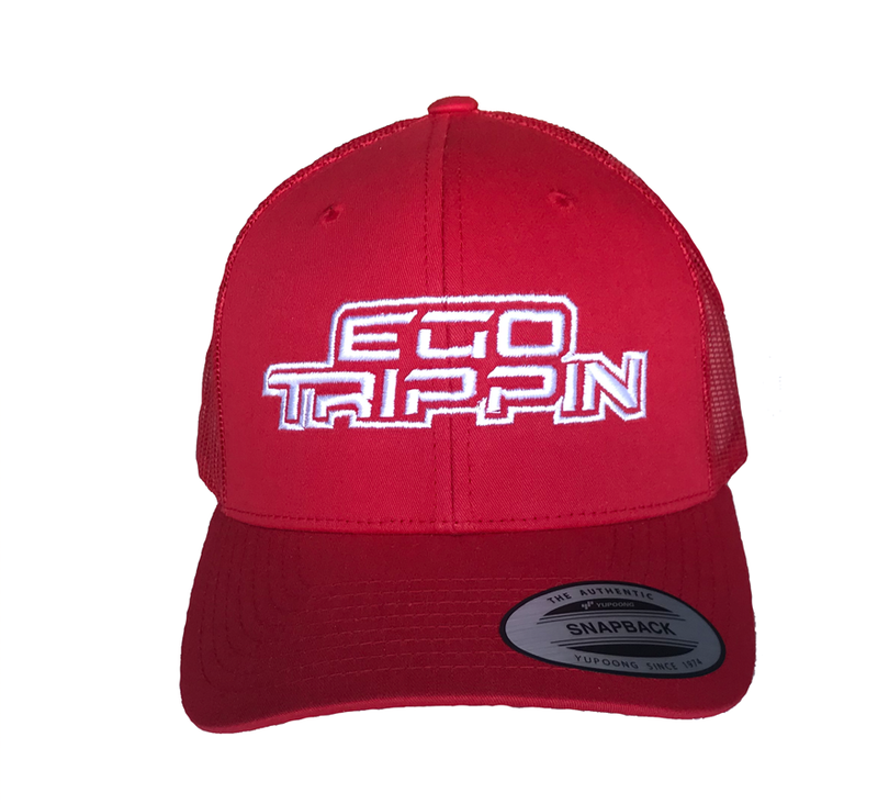Trucker  Ego Trippin Snapback (Red/Red)